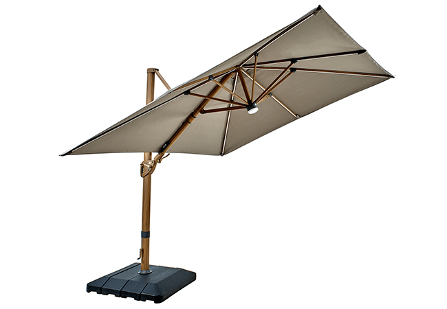 Image of Hartman Seychelles Square 3m Cantilever with Folie Pole - Havannah