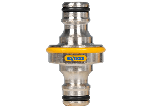 Image of Hozelock Pro Metal Double Male Connector - 2044