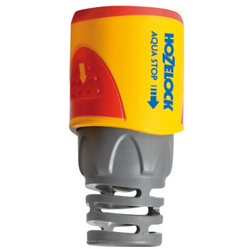 Image of Hozelock Hose End Aqua Stop Connector - 2055