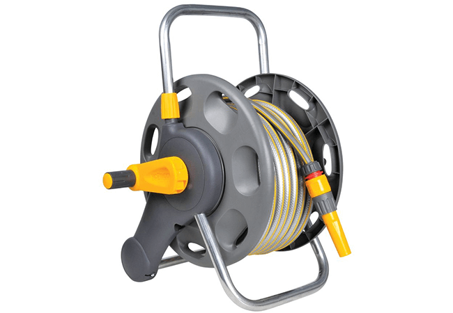 Image of Hozelock 60m 2 in 1 Hose Storage System with 50m of Hose - 2477