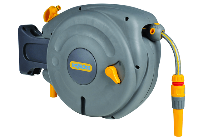 Image of Hozelock Mini Auto Reel Hose System 10m - 2485