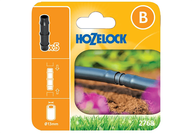 Image of Hozelock Micro Irrigation Straight Connector (Pack of 5) - 2768
