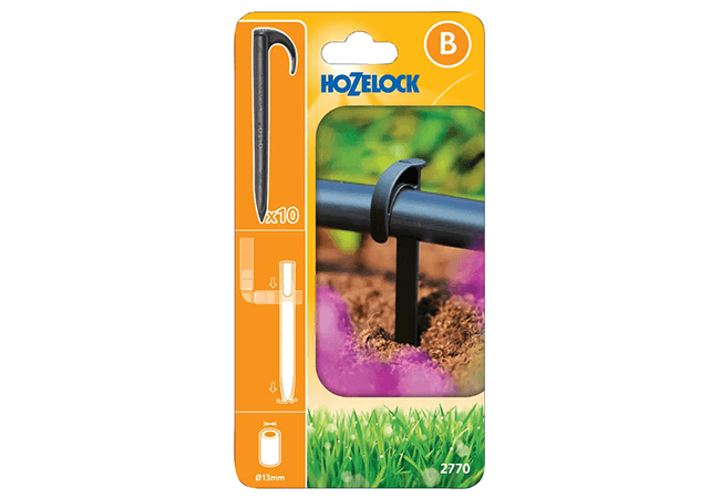 Image of Hozelock Micro Irrigation Supply Tube Stake - 2770
