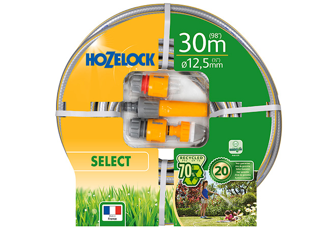 Image of Hozelock Select 30m Garden Hose and Fittings Set