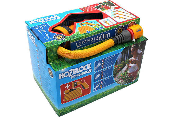 Image of Hozelock Wonderhoze 40m Expandable Hose with Gun