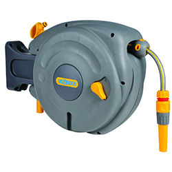 Image of Hozelock Mini Auto Reel Hose System 10m - 2485