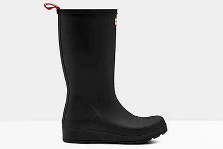 Image of Hunter Women's Original Play Tall Wellington Boots - Black - UK 5