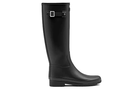 Image of Hunter Women's Refined Slim Fit Tall Wellington Boots - Black