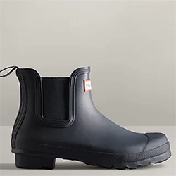 Image of Hunter Women's Original Chelsea Boots - Navy - UK 3