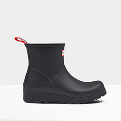 Image of Hunter Women's Original Play Short Wellington Boots - Black - UK 3