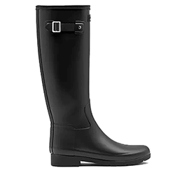Image of Hunter Women's Refined Slim Fit Tall Wellington Boots - Black