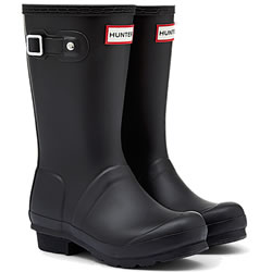 Small Image of Kids Black Hunter Wellies - UK Size 10 JNR