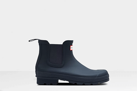 Image of Hunter Original Chelsea Boots - Navy - UK 10