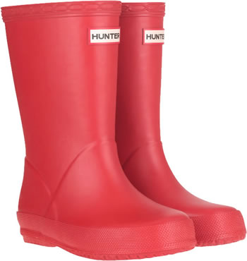 Image of Kids First Hunter Wellies - Military Red