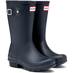 Image of Kids Original Hunter Wellies - Navy