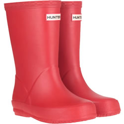 Image of Kids First Hunter Wellies - Military Red UK 7 INF (EURO 24)