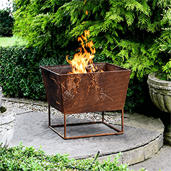Small Image of Norfolk Firebowl Rust Iron