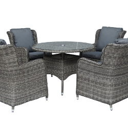 Image of EX DISPLAY / COLLECTION ONLY Seville 4 Seater 1.1m Round Dining Set by Katie Blake