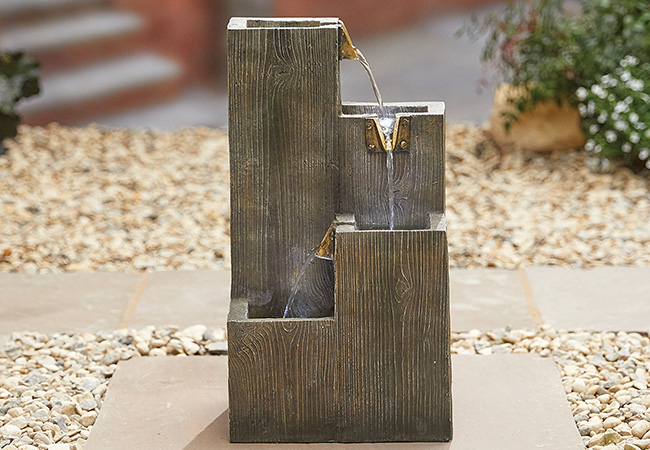 Image of Kelkay Traditional Collection Coastal Sleepers Water Feature