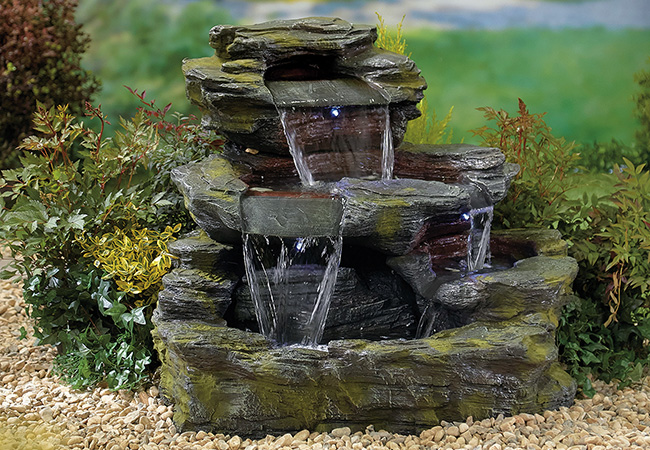 Image of Easy Fountain Garda Falls Garden Water Feature