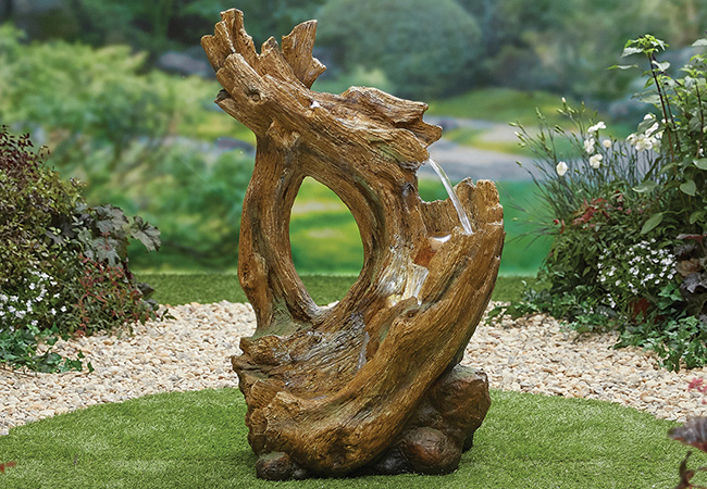 Image of Easy Fountain Knotted Willow Falls Garden Water Feature