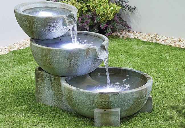 Image of Kelkay Impressions Oasis Water Feature with LEDs