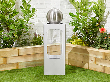 Image of EX-DISPLAY / COLLECTION ONLY - Raining Sphere Easy Fountain Garden Water Feature
