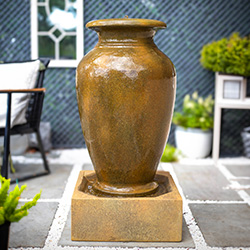 Small Image of Easy Fountain Athenian Vase Traditional Collection Water Feature