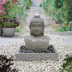 Image of Kelkay Distinctive Collection Lotus Buddha Water Feature