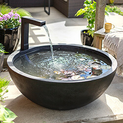 Small Image of Easy Fountain Modern Collection Large Patio Pond