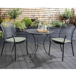 Small Image of Kettler Caredo Bistro Set in Sage