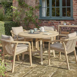 Image of Kettler Cora Rope 4 Seater Dining Set