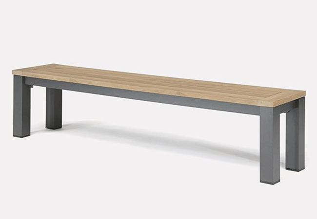 Image of Kettler Elba Bench in Anthracite/Teak