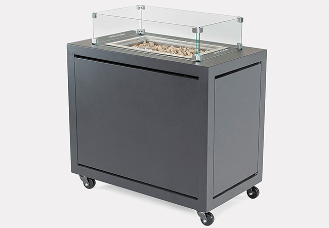 Image of Kettler Elba Fire Pit Station in Grey