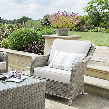 Image of Kettler Charlbury Lounge Chair (Single) with Cushions