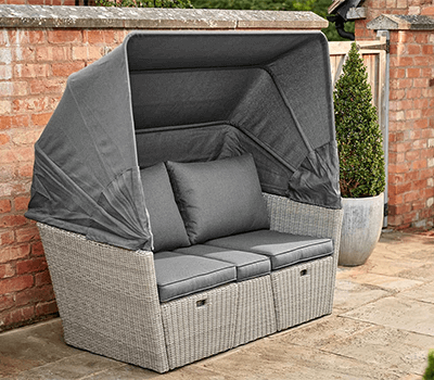 Image of EX-DISPLAY / COLLECTION ONLY - Kettler Palma Daybed in Whitewash