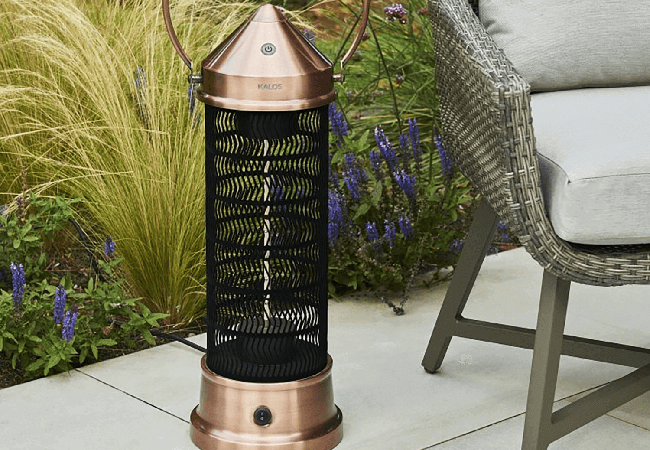 Image of Kettler Kalos Small Copper 1500W Electric Lantern Heater