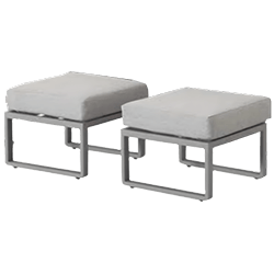 Image of Kettler Marina Footstools (Pair)