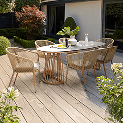Small Image of Kettler Messina 6 Seat Dining Set