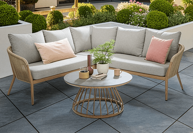 Image of Kettler Messina Square Corner Sofa Set