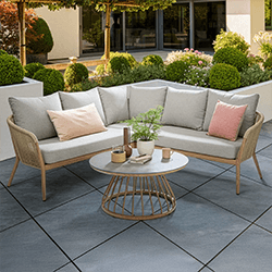 Small Image of Kettler Messina Square Corner Sofa Set