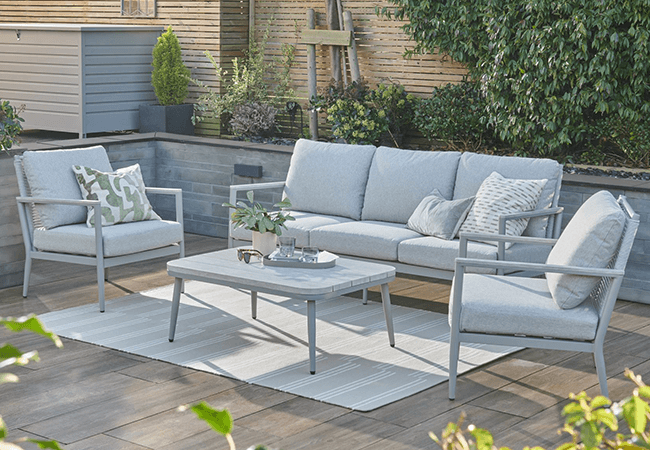 Image of Kettler Trento 5 Seat Lounge Set in Pebble