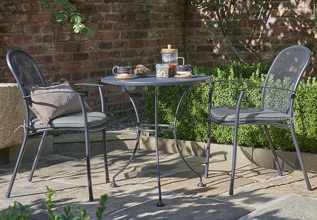 Image of Kettler Caredo Bistro Set in Slate
