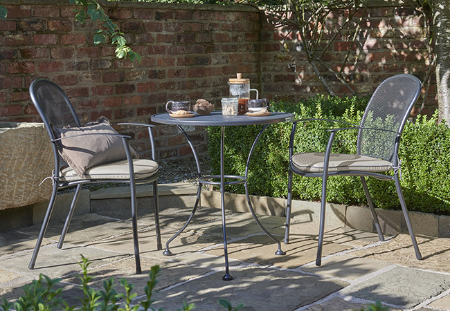 Image of Kettler Caredo Bistro Set in Stone