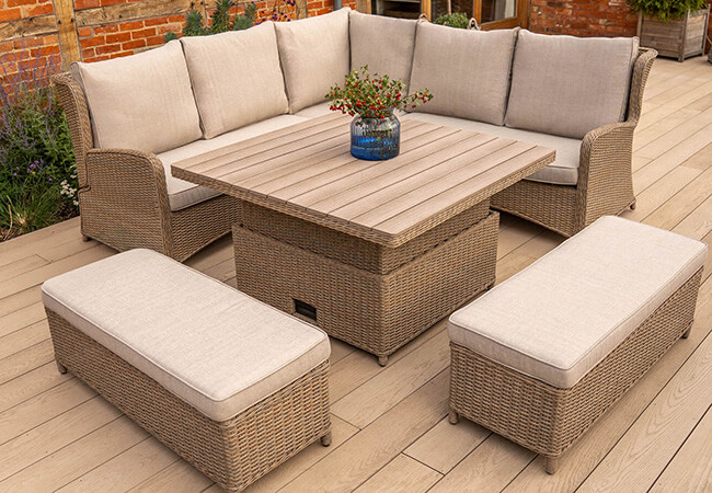 Image of Kettler Derwent Square Recliner Corner Set
