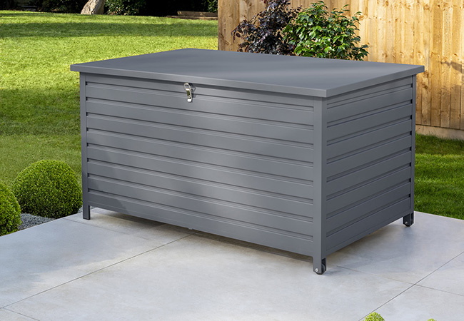 Image of Kettler Large Aluminium Storage Box in Grey