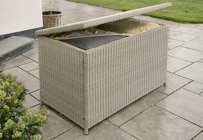 Image of Kettler Palma Storage Box in White Wash