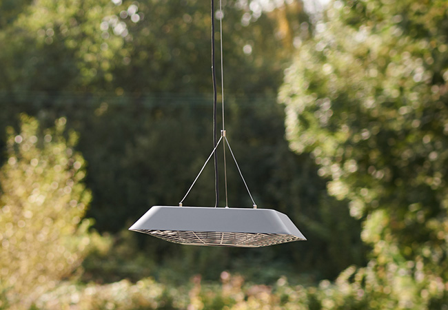 Image of Kettler Kalos Universal Electric Pendant Heater in Grey