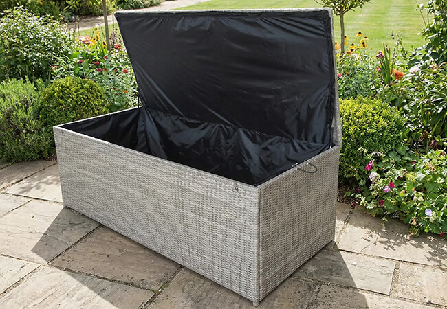 Image of LG St Tropez Sand Large Cushion Storage Box