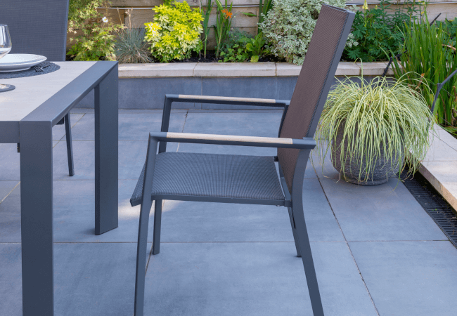 Image of Kettler Surf Active Multi Position Dining Chair in Iron Grey